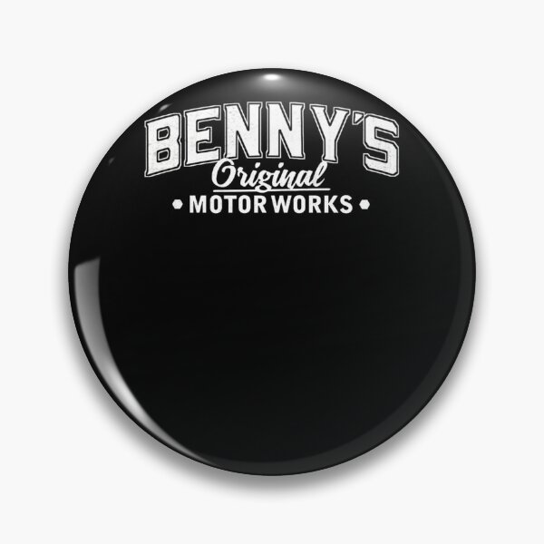 Item preview, Benny&X;S Original Motorworks White Weathered Logo Design From Los Santos, San Andreas   designed and sold by xochitlyfpj.