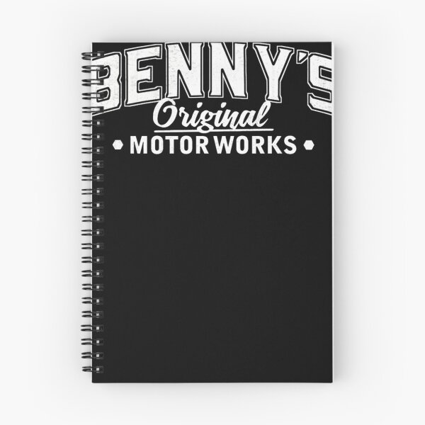 Item preview, Benny&X;S Original Motorworks White Weathered Logo Design From Los Santos, San Andreas   designed and sold by xochitlyfpj.