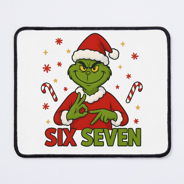 Item preview, Grinch Christmas 67 Meme Humor 6-7 Funny Six Seven Gen Z Gen Alpha Slang designed and sold by Har-vee.