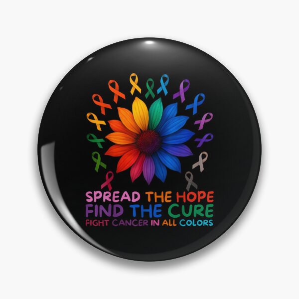 Item preview, Fight Cancer In Every Color Ribbon Flower All Cancer Awareness designed and sold by Marga1994.