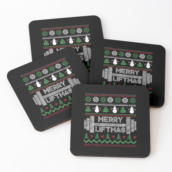 Item preview, Merry Liftmas Christmas Funny X-Mas Pun Gym Workout designed and sold by RuthSheila.