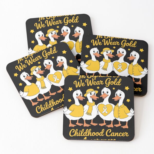 Item preview, in September We Wear Gold Childhood Cancer Awareness Goose designed and sold by EntroRhim.