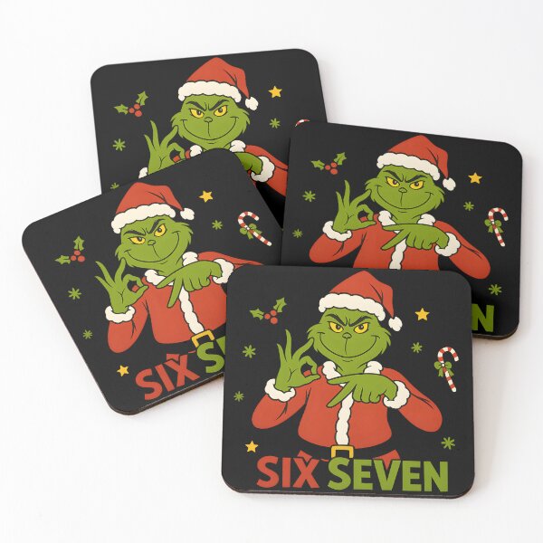 Item preview, Grinch Christmas Gen Z Gen Alpha Slang 67 Meme Humor 6 7 christmas six seven 6 7 designed and sold by Har-vee.