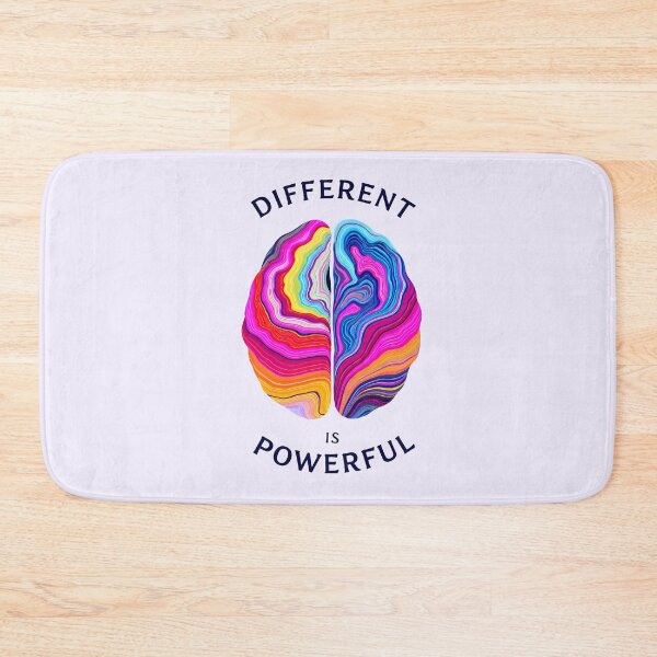 Item preview, “Different Is Powerful” Colorful Abstract Brain – Vibrant Neurodiversity Art Design designed and sold by PureBrain.