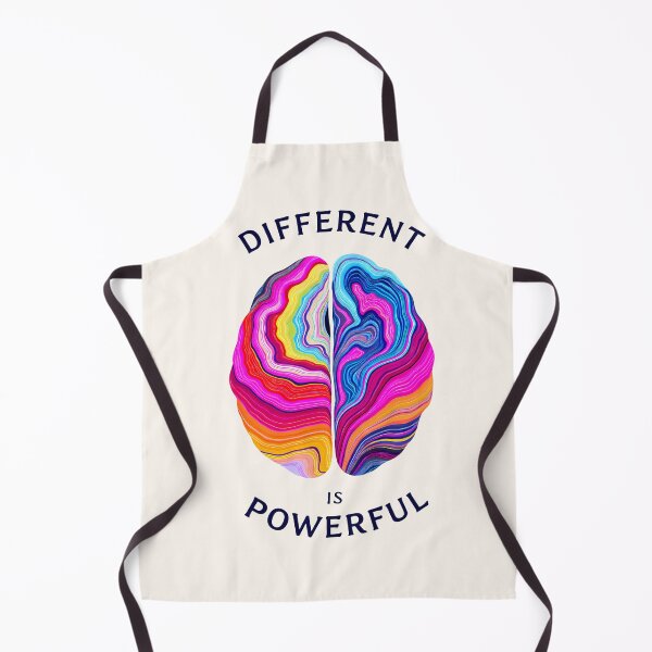 Item preview, “Different Is Powerful” Colorful Abstract Brain – Vibrant Neurodiversity Art Design designed and sold by PureBrain.