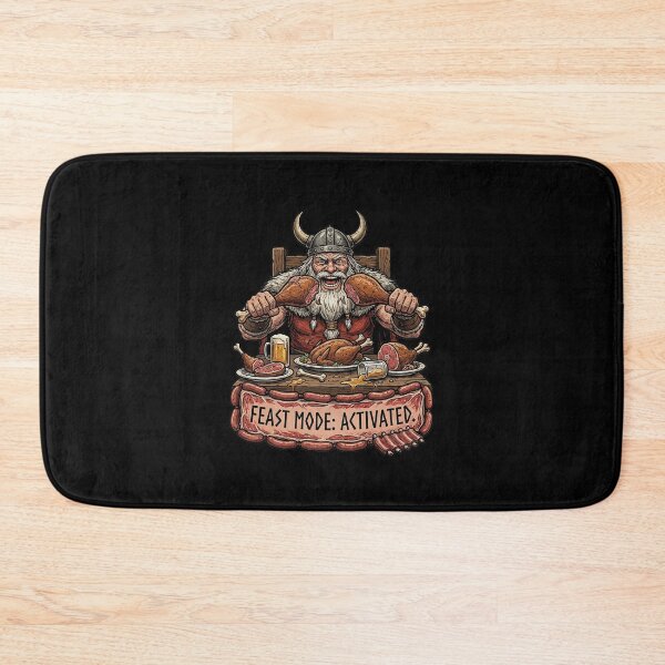 Item preview, Feast Mode Activated Viking Funny Foodie Thanksgiving Christmas Gamer Gift designed and sold by AOG-DESIGNS.