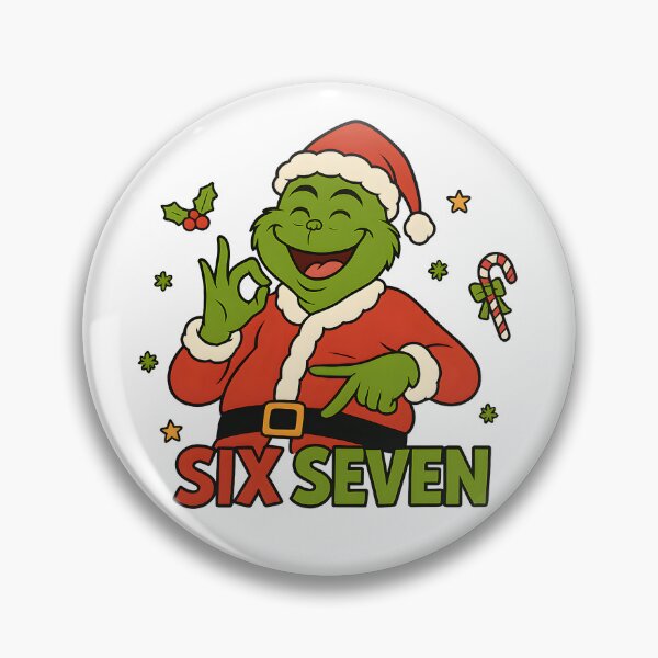 Item preview, Humor Grinch Christmas Gen Z Alpha Slang 67 Meme Humor 6 7 christmas Six Seven  designed and sold by Har-vee.