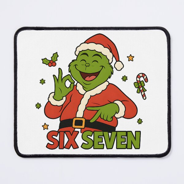 Item preview, Humor Grinch Christmas Gen Z Alpha Slang 67 Meme Humor 6 7 christmas Six Seven designed and sold by Har-vee.