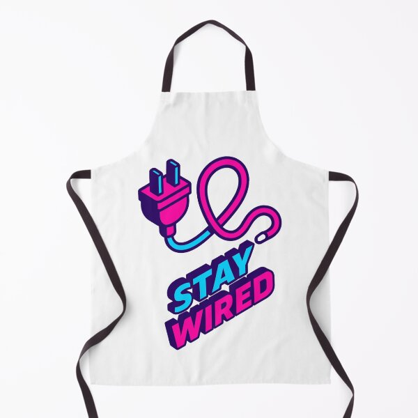 Item preview, Stay Wired • Neon Isometric Tech Circuit designed and sold by DSGIN4YOU.
