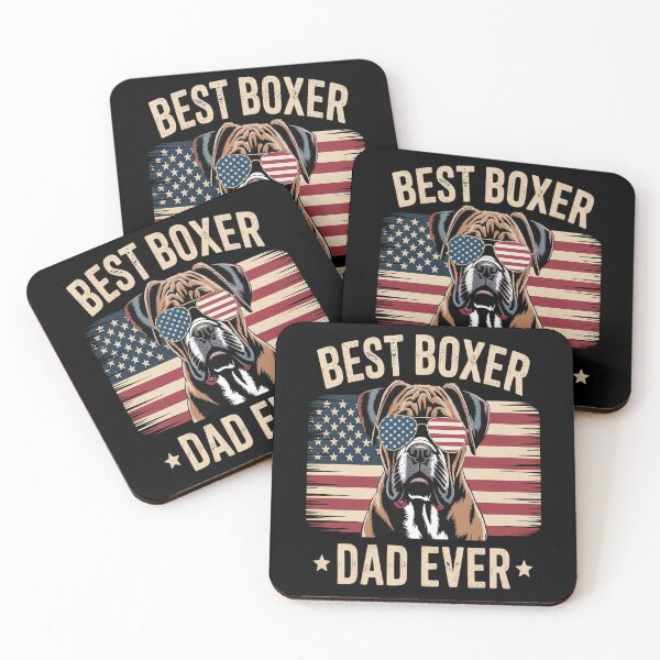 Item preview, Best Boxer Dad Ever Dog Lover American Flag designed and sold by mandiana.