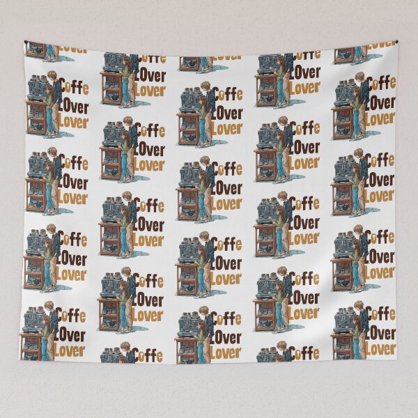 Item preview, Copy of Cute Coffee Lover Barista Machine – Adorable Coffee Shop Cartoon Art designed and sold by Grafititee.