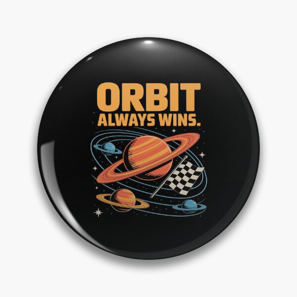 Item preview, Orbit Champion Space Race Orange Blue designed and sold by velltoons.