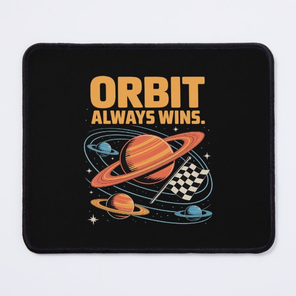 Item preview, Orbit Champion Space Race Orange Blue designed and sold by velltoons.
