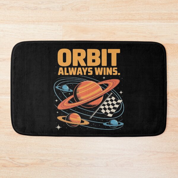 Item preview, Orbit Champion Space Race Orange Blue designed and sold by velltoons.