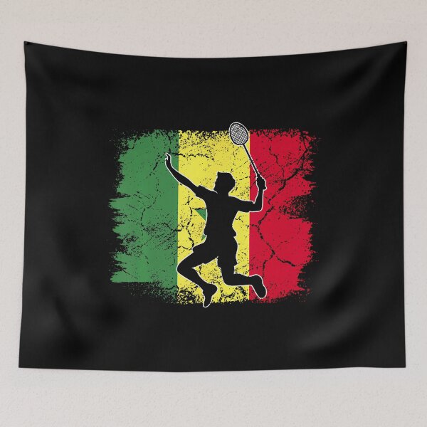 Item preview, Badminton Player Senegalese Flag Senegal designed and sold by EarlineRenee.