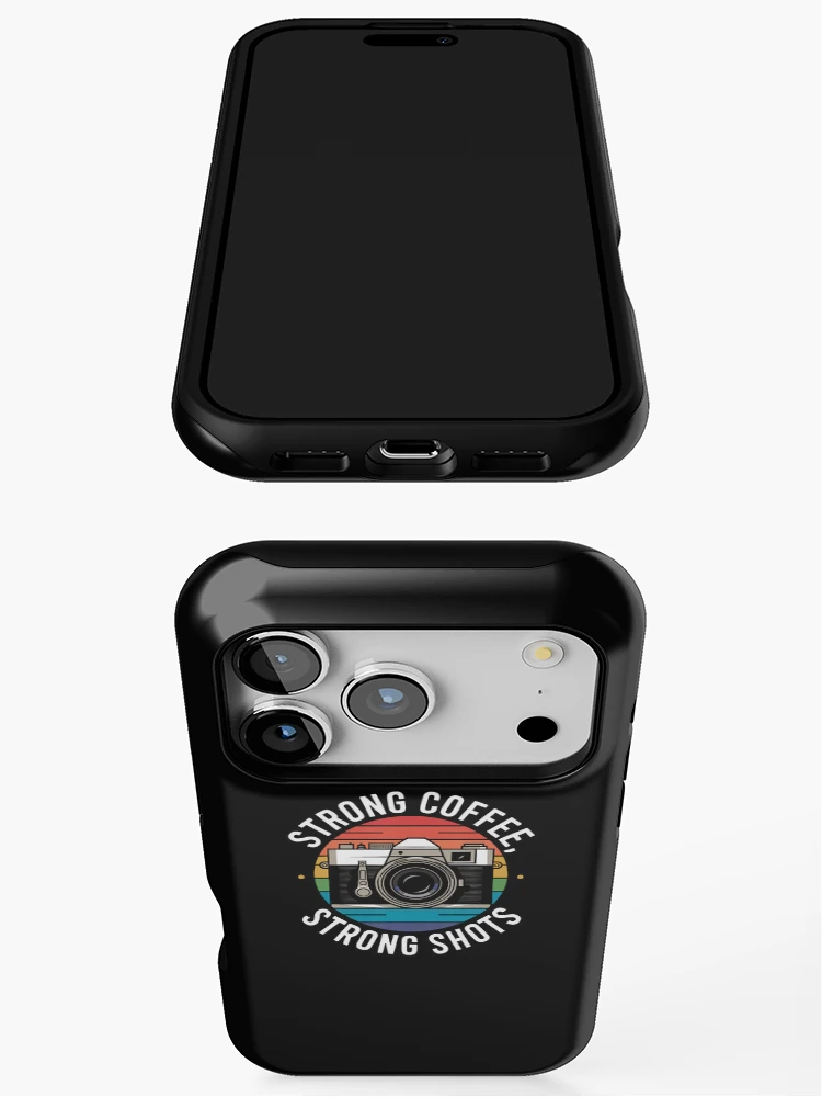 Thumbnail 3 of 4, iPhone Case, Strong Coffee Photographer Strong Shots designed and sold by RuthSheila.