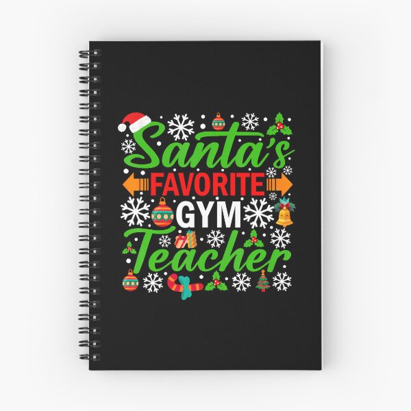 Item preview, Santa'S Favorite Gym Teacher Shirt Funny Christmas Xmas designed and sold by SarahLeanne1.