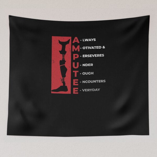 Item preview, Amputee Inspirational Handicapped Disability Inspiration Tee designed and sold by LookTwice.