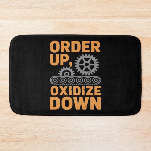 Item preview, Order Up Oxidize Down Cashier Humor Industrial Gear Print designed and sold by velltoons.
