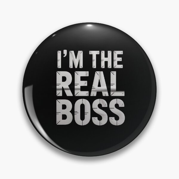 Item preview, I'm The Real Boss Boss Day Gift designed and sold by EntroRhim.