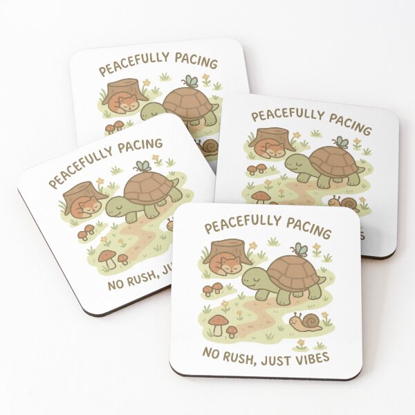 Item preview, Peacefully Pacing No Rush Just Vibes | Cute Slow Living Animal Design designed and sold by inkoutninja.
