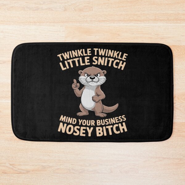 Item preview, Otter Twinkle Little Snitch Mind Your Business Nosey designed and sold by velltoons.