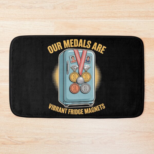 Item preview, Our Medals are Vibrant Fridge Magnets Family designed and sold by velltoons.