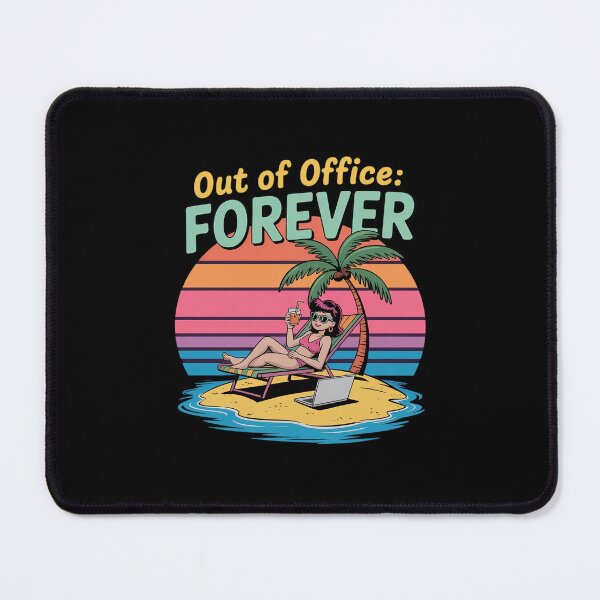 Item preview, Out of Office Forever Retired Life Beach Graphic designed and sold by velltoons.