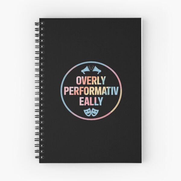Item preview, Overly Performative Ally Satirical Statement designed and sold by velltoons.