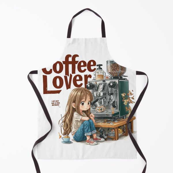 Item preview, Cute Coffee Lover Barista Machine – Adorable Coffee Shop Cartoon Art designed and sold by Grafititee.