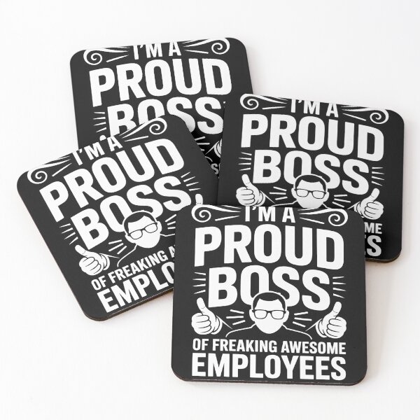 Item preview, I'm A Proud Boss Of Freaking Awesome Employees Gift designed and sold by EntroRhim.