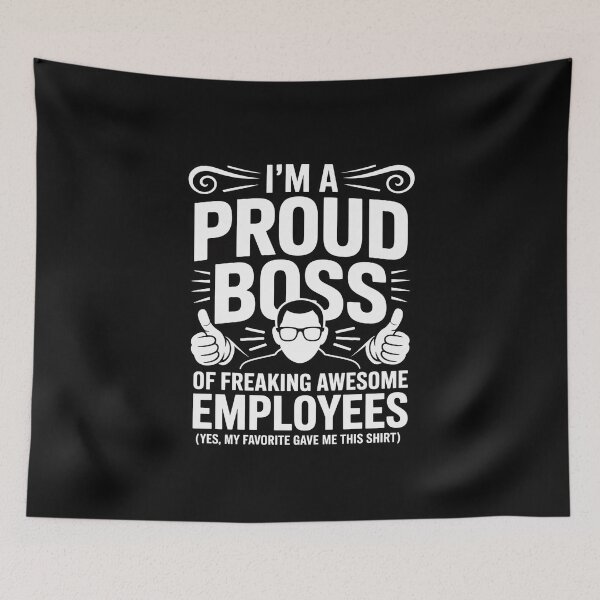 Item preview, I'm A Proud Boss Of Freaking Awesome Employees Gift designed and sold by EntroRhim.