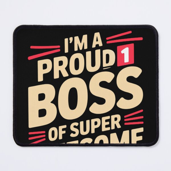 Item preview, I'm A Proud Boss Of Super Awesome Employees Head Man designed and sold by EntroRhim.
