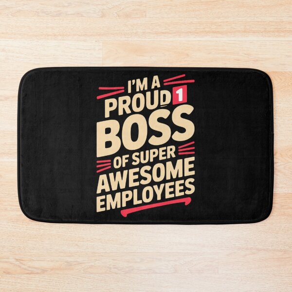 Item preview, I'm A Proud Boss Of Super Awesome Employees Head Man designed and sold by EntroRhim.