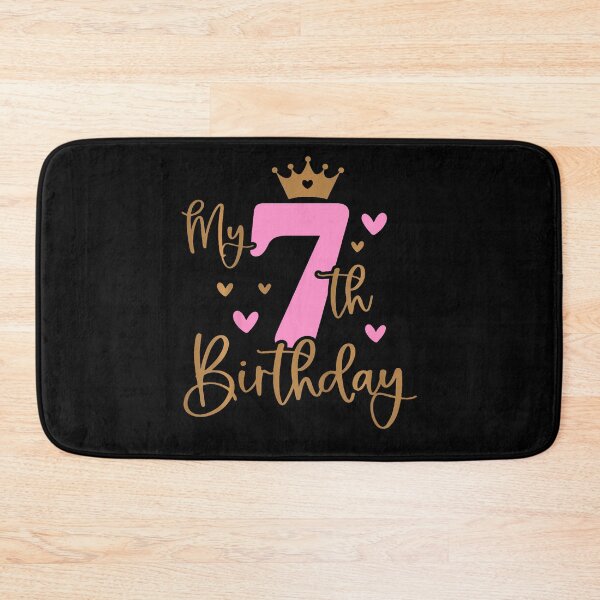 Item preview, Kids My 7Th Birthday Girl 7 Years Old Bday Party Matching designed and sold by TysonLangosh.