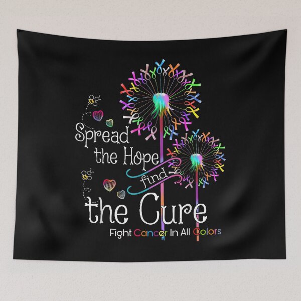 Item preview, Fight Cancer In Every Color Ribbons Flower Heart All Cancer Awareness Shirt designed and sold by Marga1994.