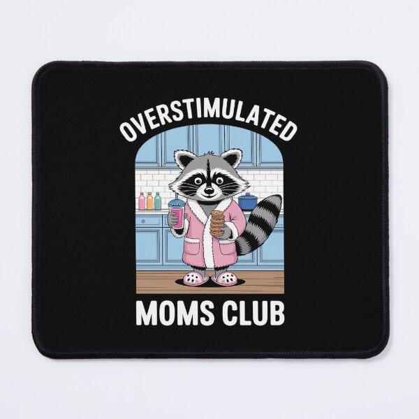 Item preview, Overstimulated Moms Club Tshirt Mom Depression Mental Health 1 designed and sold by velltoons.