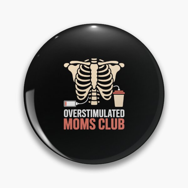 Item preview, Overstimulated Moms Club Tshirt Mom Depression Mental Health designed and sold by velltoons.