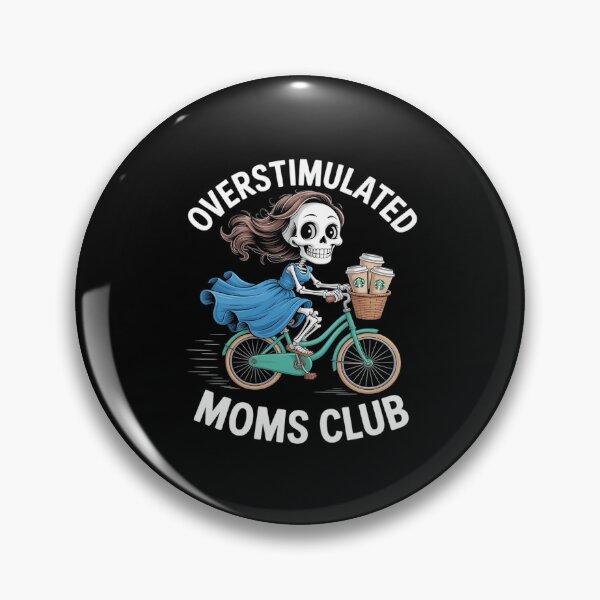Item preview, Overstimulated Moms Club Tshirt Mom Depression Mental designed and sold by velltoons.