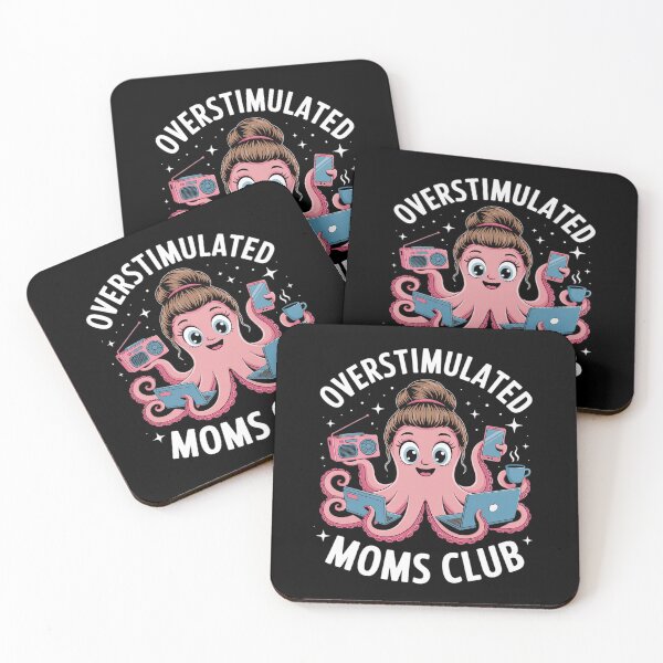 Item preview, Overstimulated Moms Mom Depression Mental Health designed and sold by velltoons.