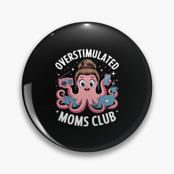 Item preview, Overstimulated Moms Mom Depression Mental Health designed and sold by velltoons.