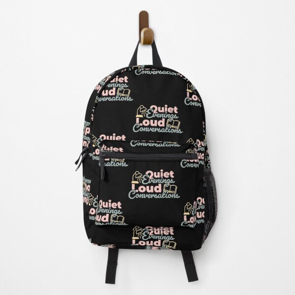 Item preview, Quiet Evenings Loud Stories Retro Reading Quote designed and sold by SheilaAnjelica.