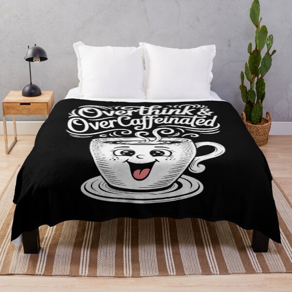Item preview, Overthink & Overcaffeinated Funny Decision Brain Overload designed and sold by velltoons.