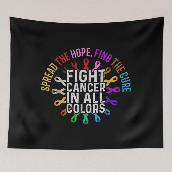Item preview, Fight Cancer In Every Color Ribbon Flower Heart All Cancer Awareness Shirt designed and sold by Marga1994.