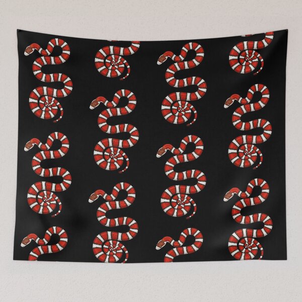 Item preview, Crimson Coiled Serpent – Year of the Snake Zodiac Tee Design designed and sold by HexOne.