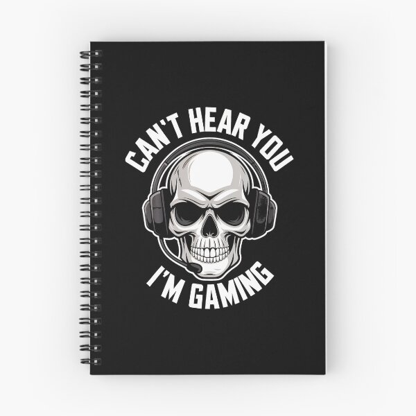 Item preview, Gaming Skull Headset Can'T Hear You Gamer Design designed and sold by KristenSophie.