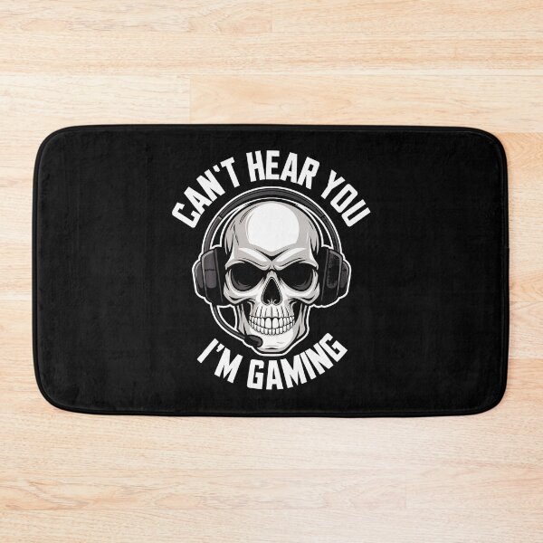 Item preview, Gaming Skull Headset Can'T Hear You Gamer Design designed and sold by KristenSophie.
