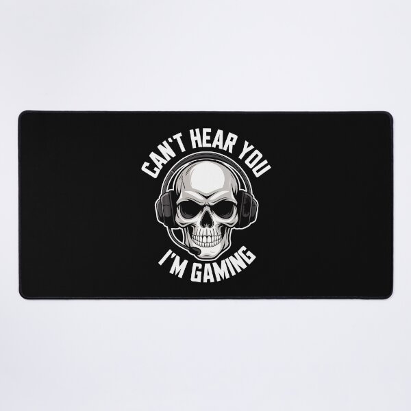 Item preview, Gaming Skull Headset Can'T Hear You Gamer Design designed and sold by KristenSophie.