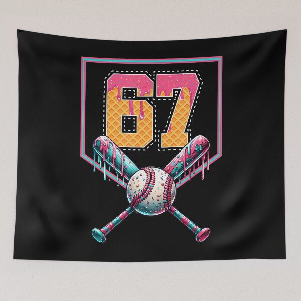 Item preview, Baseball Drip Number 67 Player Or 67Th Birthday designed and sold by TysonLangosh.