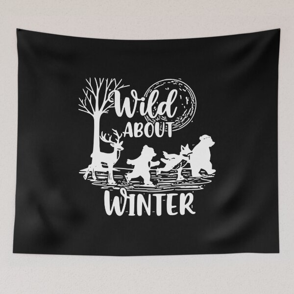 Item preview, Wild About Winter – Fun Snowy Adventure & Winter Lover T-Shirt designed and sold by malkeetart.